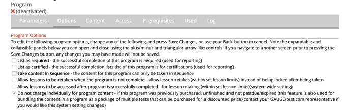 Gauge-KC-Program Settings 2