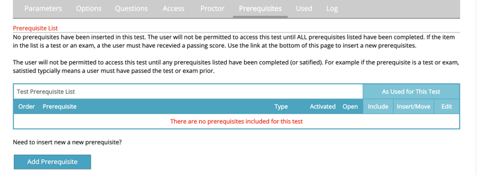 Gauge-KC-Test Settings Prerequisites